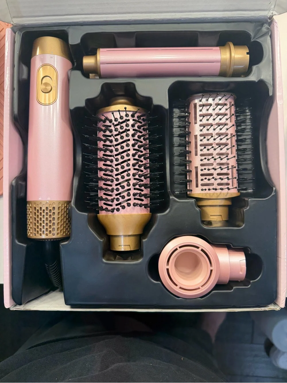 Snugluv 5-in-1 Hot Air Styler Kit - Pink